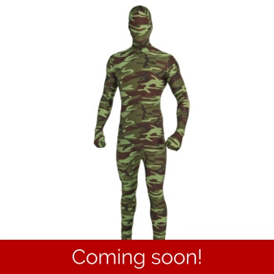 Camoflauge Disappearing Man Adult XL Camoflauge Disappearing Man Adult XL